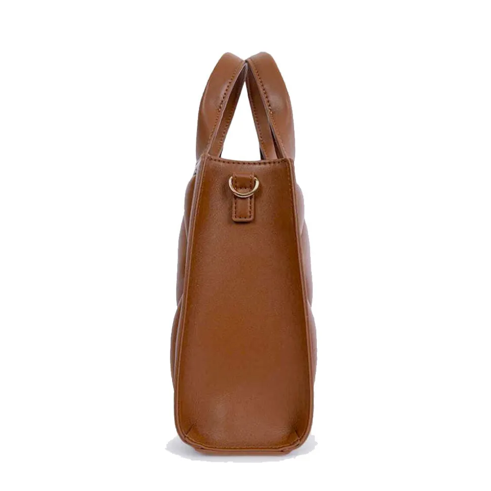 Borsa Donna a Mano Trapuntata LOVE MOSCHINO linea Embossed color Cuoio