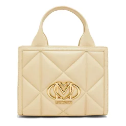 Borsa Donna a Mano Trapuntata LOVE MOSCHINO linea Embossed color Burro