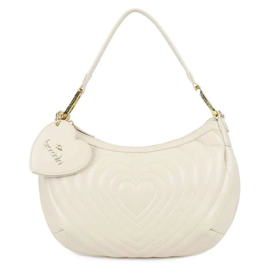Borsa Donna a Spalla BRACCIALINI linea Beth Matelassé Beige