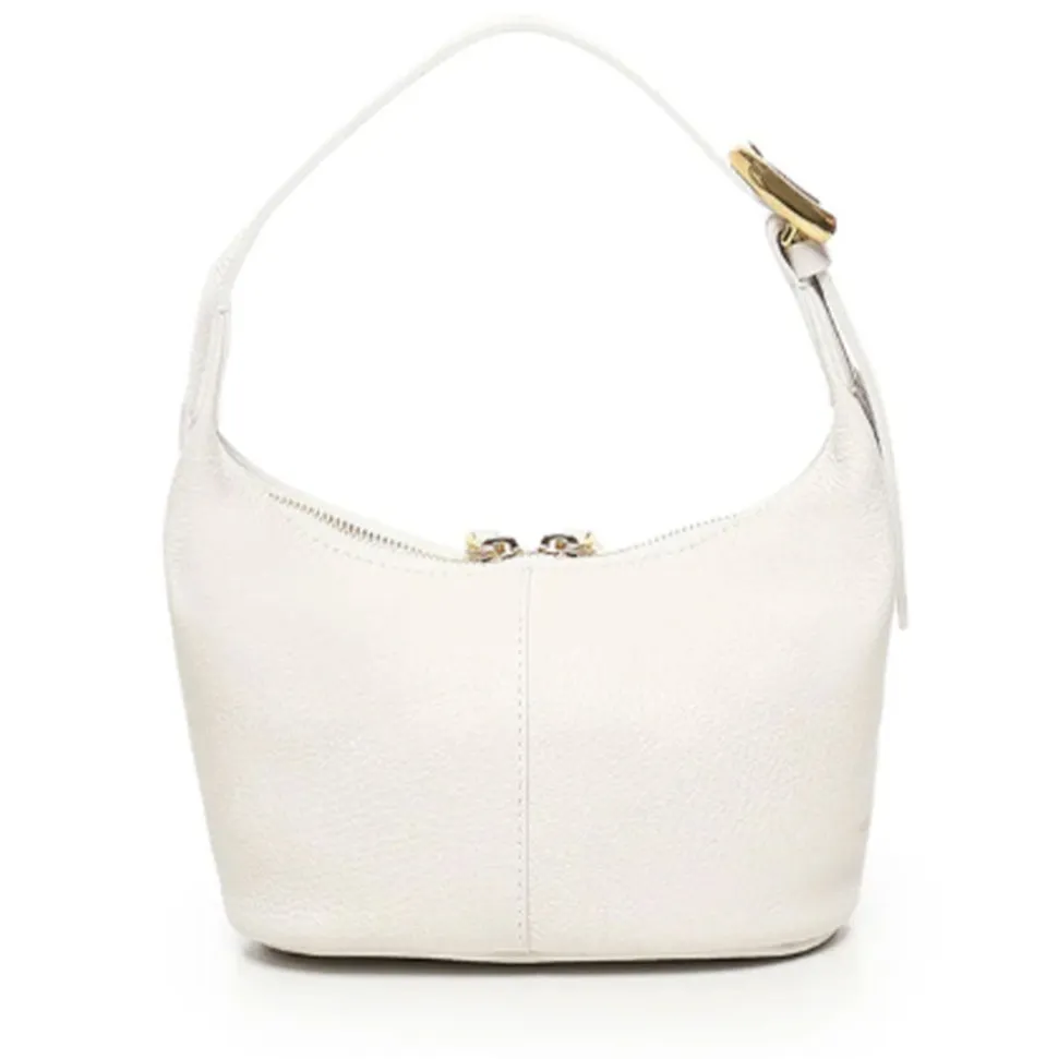 Borsa Donna a Spalla COCCINELLE in Pelle linea Fernanda Small Colore Blanco