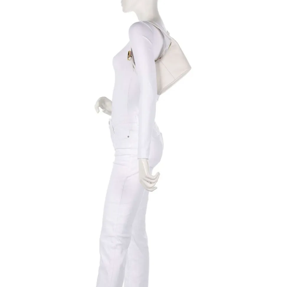 Borsa Donna a Spalla COCCINELLE in Pelle linea Fernanda Small Colore Blanco