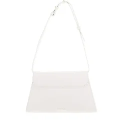 Borsa Donna a Spalla COCCINELLE in Pelle Colore Blanco linea Dew Small