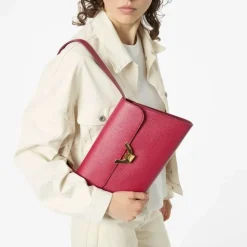 Borsa Donna a Spalla COCCINELLE in Pelle Colore Blanco linea Dew Medium