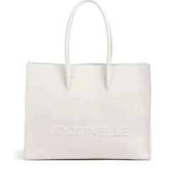 Borsa Donna a Spalla COCCINELLE in Pelle Linea Myrtha colore Blanco