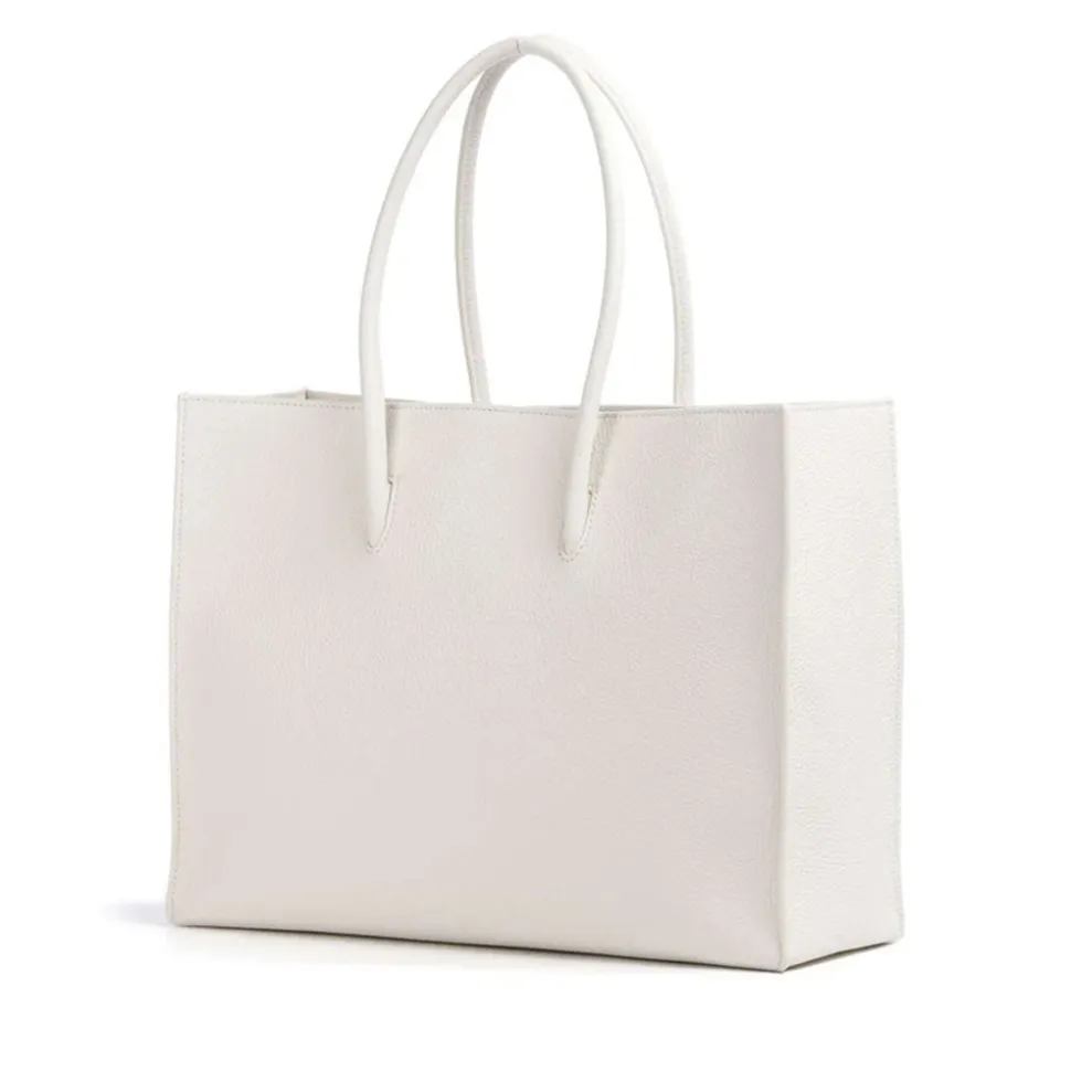 Borsa Donna a Spalla COCCINELLE in Pelle Linea Myrtha colore Blanco