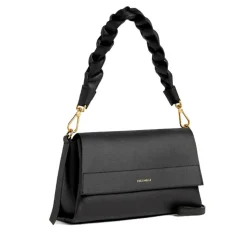 Borsa Donna a Spalla COCCINELLE in Pelle linea Boheme Small colore Nero - Cognac