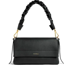 Borsa Donna a Spalla COCCINELLE in Pelle linea Boheme Small colore Nero - Cognac
