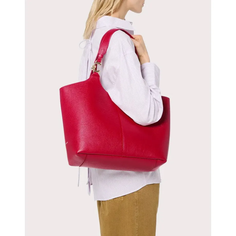 Borsa Donna a Spalla COCCINELLE Linea C-Easy Large Colore Sandshell
