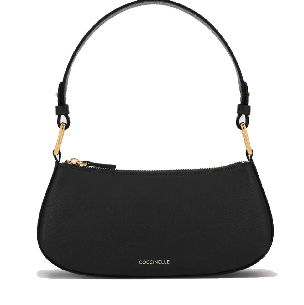 Borsa Donna a Spalla COCCINELLE in Pelle Linea Merveille Colore Nero