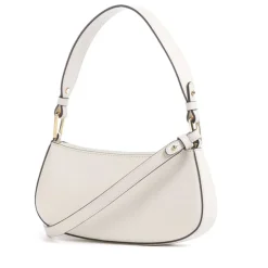Borsa Donna a Spalla COCCINELLE in Pelle Linea Merveille Colore Pearl