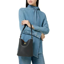 Borsa Donna a Spalla COCCINELLE Linea Nikla Mini Colore Sandshell - Seagrass