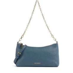Borsa Donna a Spalla COCCINELLE in Pelle Deep Blue Linea Aura