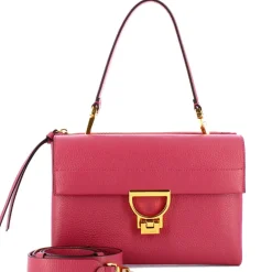 Borsa Donna a Spalla COCCINELLE in Pelle Linea Arlettis colore Rosewood