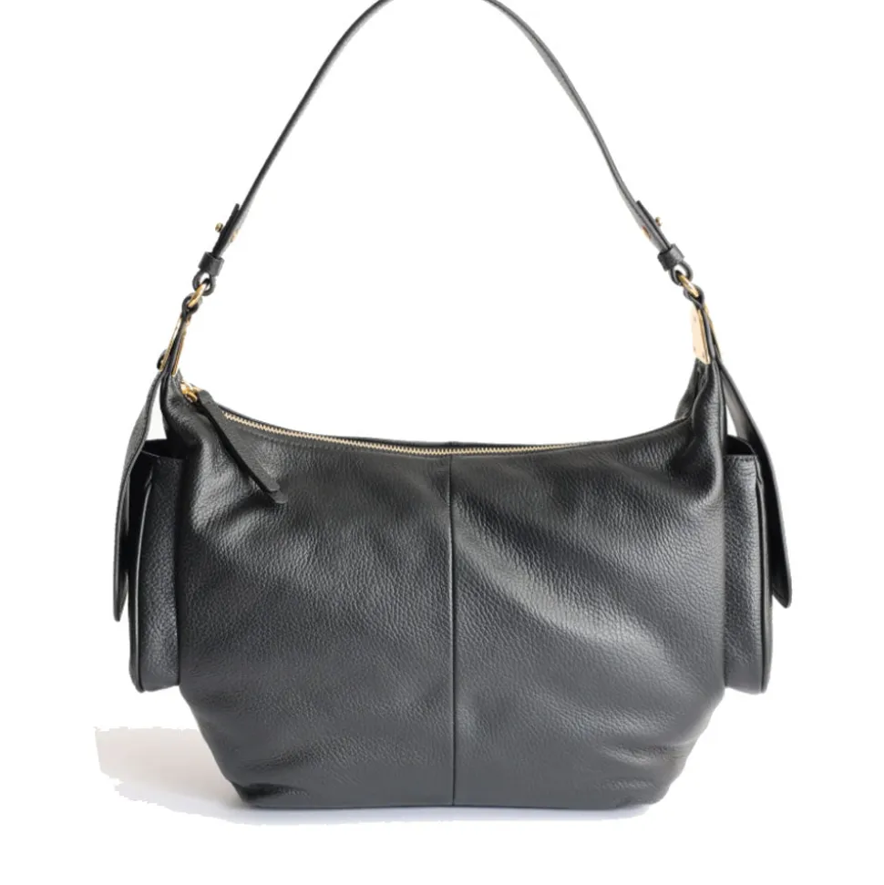 Borsa Donna a Spalla COCCINELLE in Pelle Colore Nero linea Campus