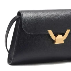 Borsa Donna a Spalla COCCINELLE in Pelle Nera linea Dew Small