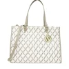 Borsa Donna a Spalla con Tracolla ARMANI EXCHANGE colore Off White - Sand