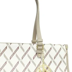 Borsa Donna a Spalla con Tracolla ARMANI EXCHANGE colore Off White - Sand
