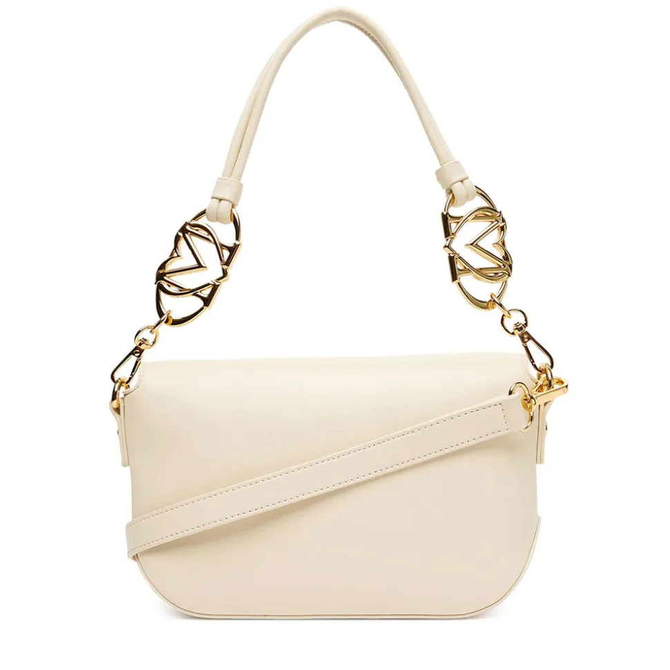 Borsa Donna a Spalla con Tracolla LOVE MOSCHINO linea Jewel Avorio