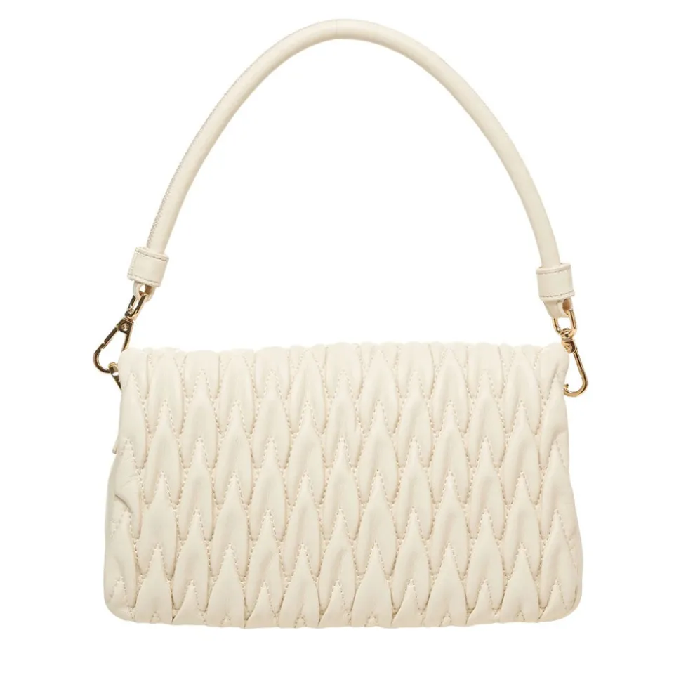 Borsa Donna a Spalla con Tracolla LOVE MOSCHINO Trapuntata Avorio