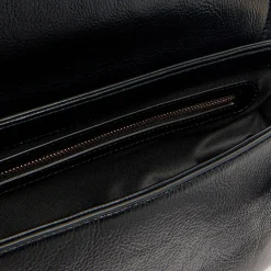Borsa Donna a Spalla con Tracolla LOVE MOSCHINO Nera con Placca Quadrata con Logo