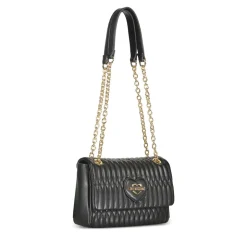 Borsa Donna a Spalla e a Tracolla LOVE MOSCHINO linea Bubby Love in Ecopelle Nera