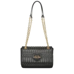 Borsa Donna a Spalla e a Tracolla LOVE MOSCHINO linea Bubby Love in Ecopelle Nera
