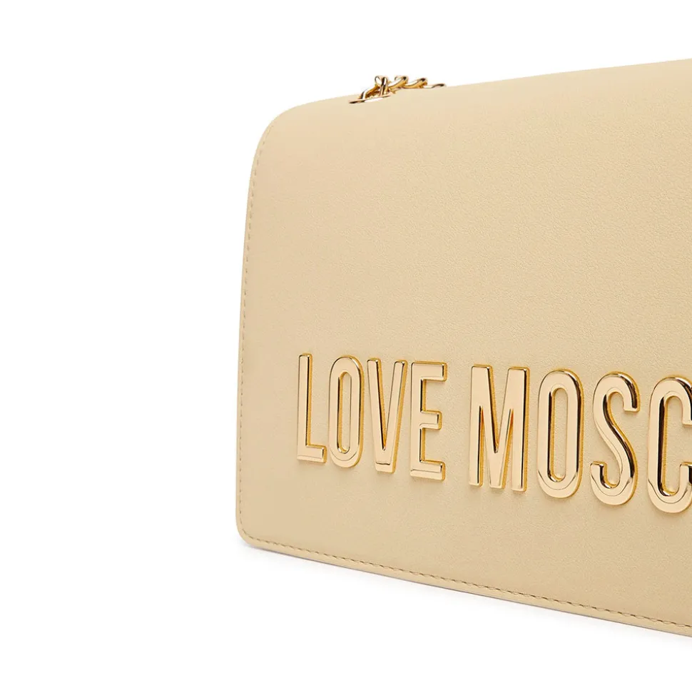 Borsa Donna a Spalla e a Tracolla LOVE MOSCHINO linea Bold Bag color Burro