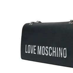 Borsa Donna a Spalla e a Tracolla LOVE MOSCHINO linea Bold Bag colore Nero e Nikel