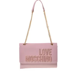 Borsa Donna a Spalla e Tracolla LOVE MOSCHINO in Vernice Rosa