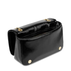 Borsa Donna a Spalla e Tracolla LOVE MOSCHINO Nera con Logo Ricamato e Borchie