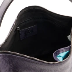 Borsa Donna a Spalla GABS Marty Medium in Pelle Purple Blue