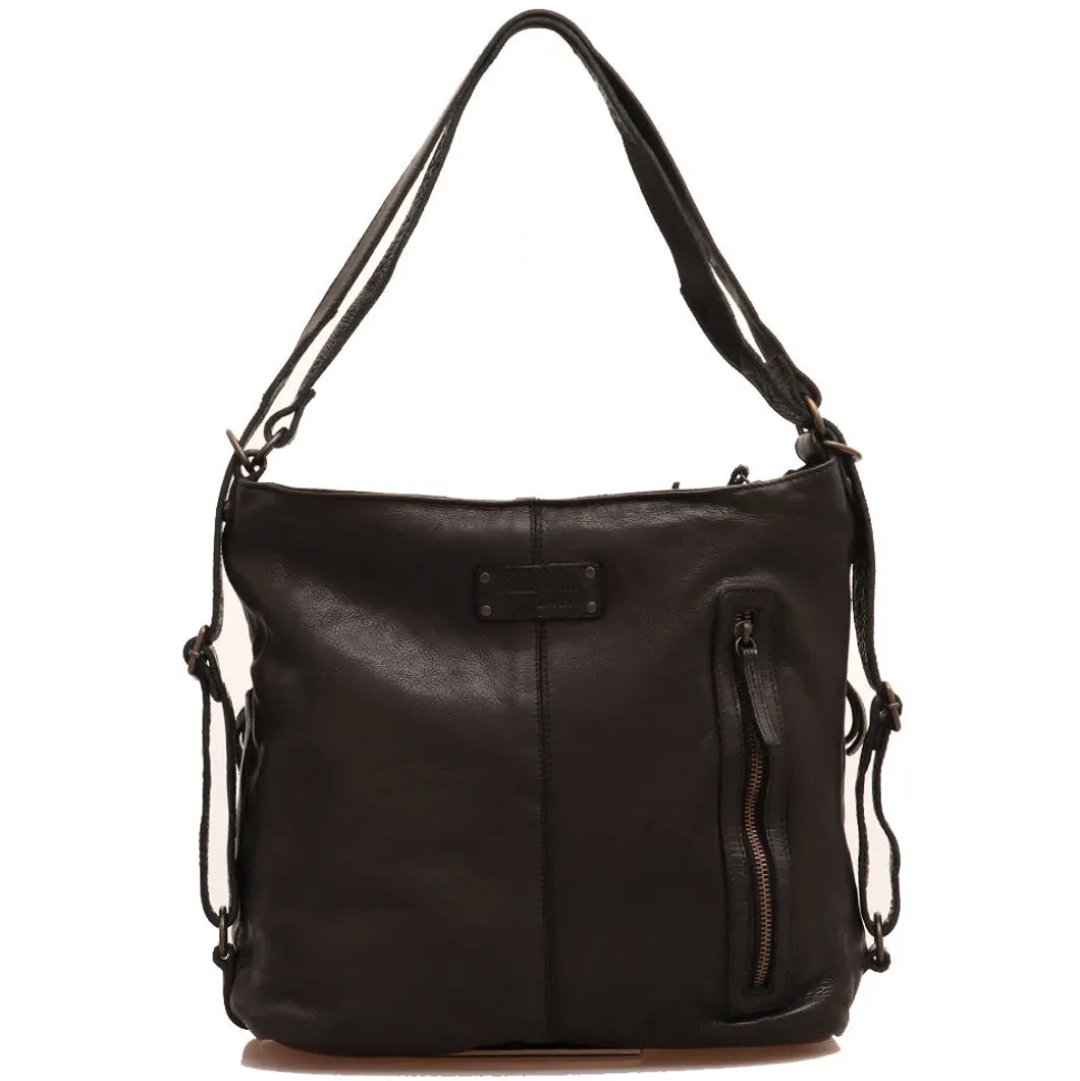 Borsa Donna a Spalla GIANNI CONTI in Pelle Nera