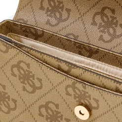 Borsa Donna a Spalla GUESS Linea Sadie colore Latte Logo