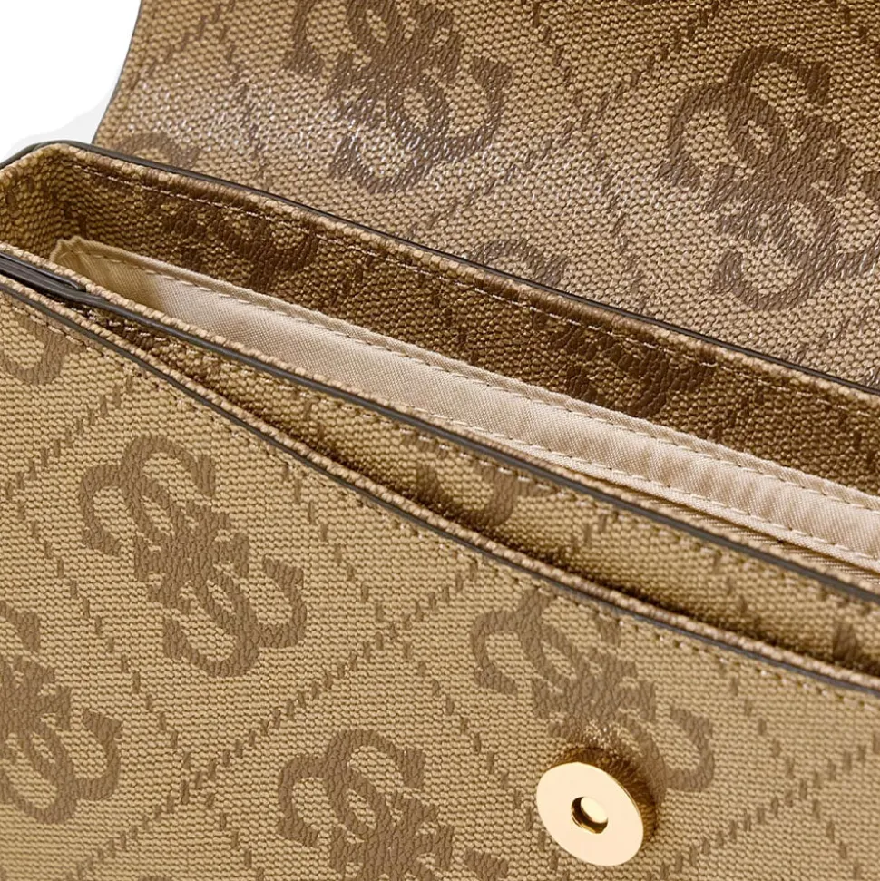 Borsa Donna a Spalla GUESS Linea Sadie colore Latte Logo