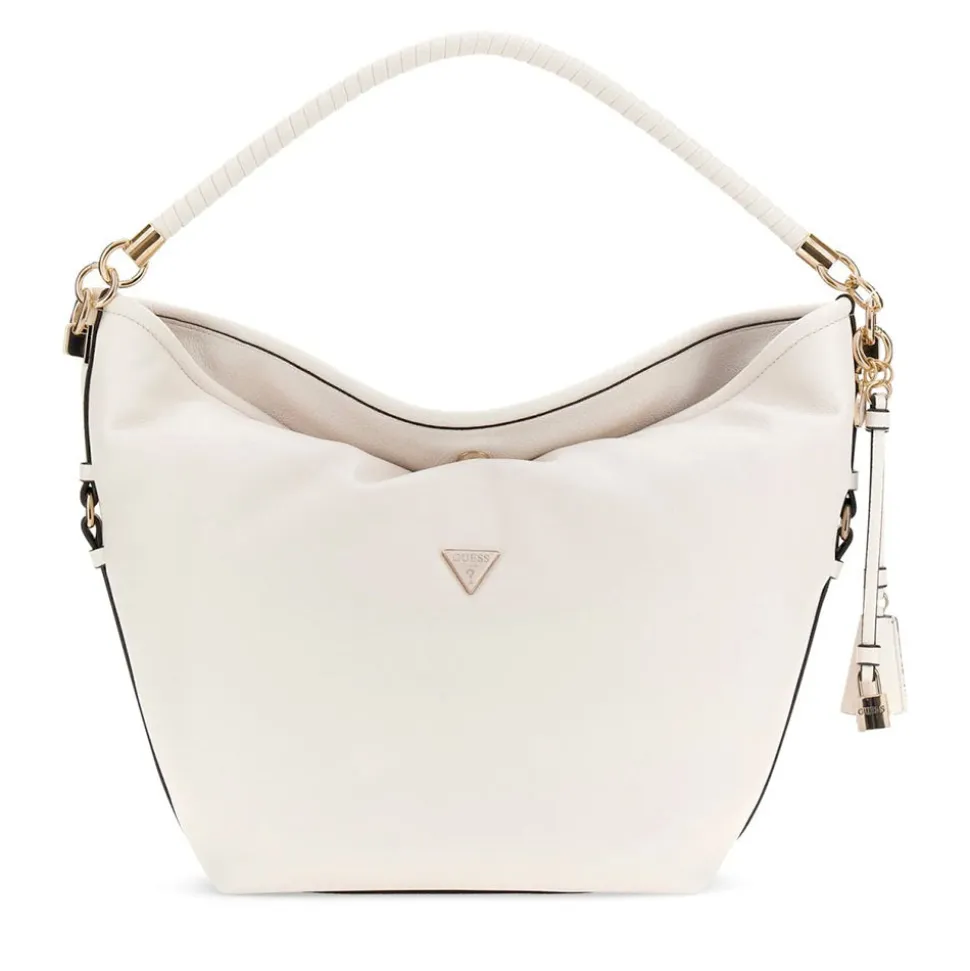 Borsa Donna a Spalla GUESS Linea Danya Colore Off White