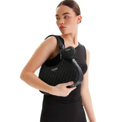 Borsa Donna a Spalla GUESS Linea Atabey Colore Nero