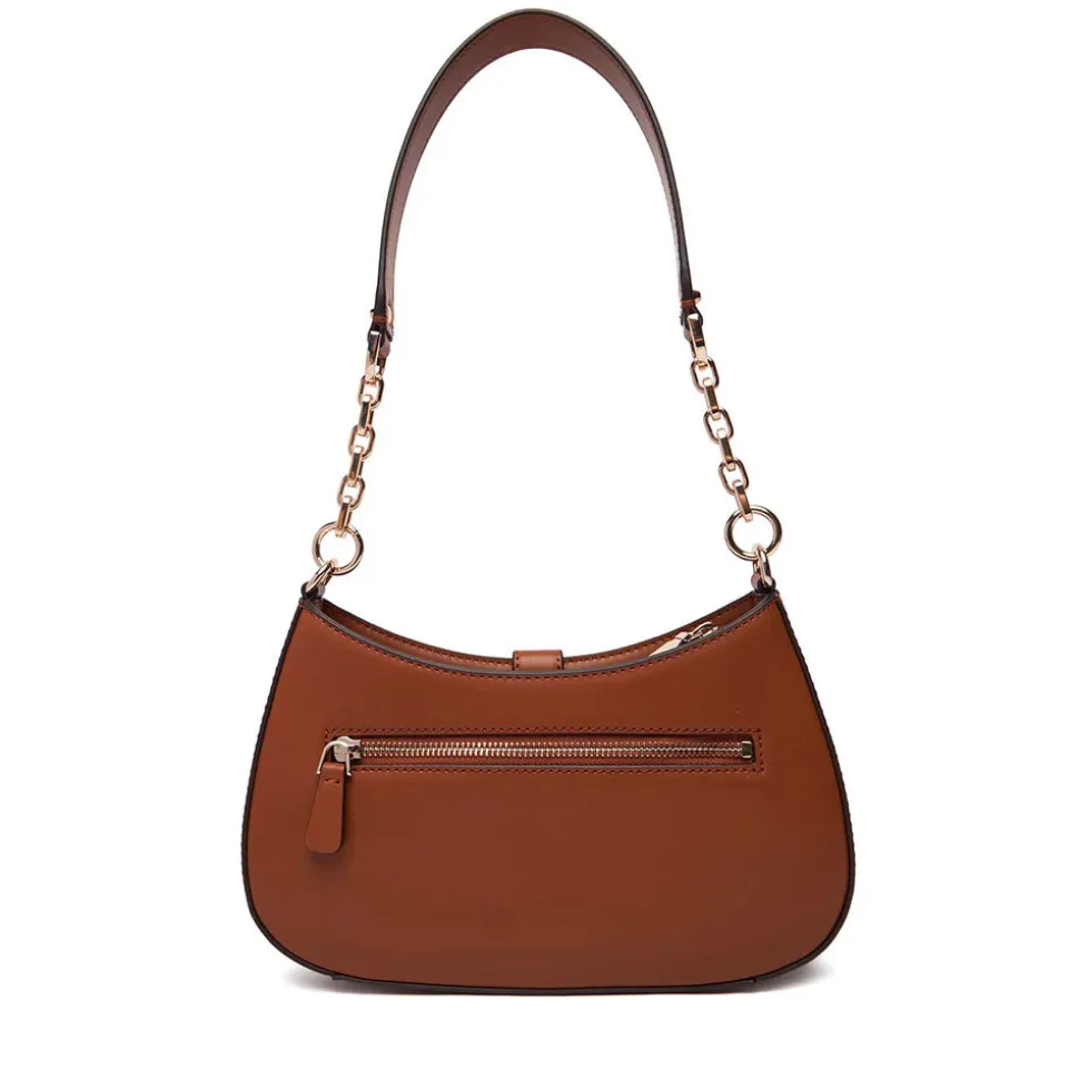 Borsa Donna a Spalla GUESS Linea Carrie Colore Cuoio