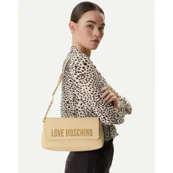 Borsa Donna a Spalla LOVE MOSCHINO linea Bold Bag color Burro