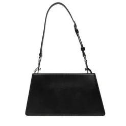 Borsa Donna a Spalla LOVE MOSCHINO Nera con Maxi Logo Nikel