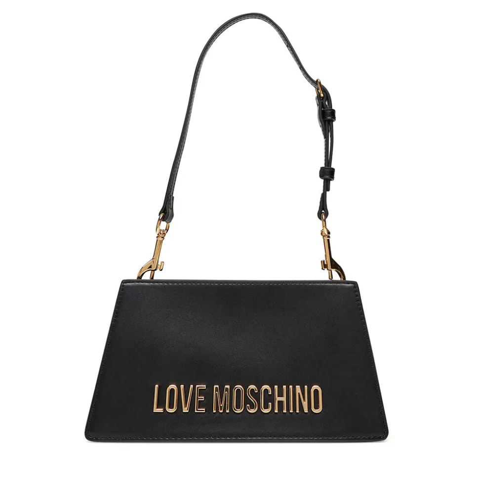 Borsa Donna a Spalla LOVE MOSCHINO Nera con Maxi Logo