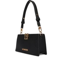 Borsa Donna a Spalla LOVE MOSCHINO linea Soft Sculpt Nera