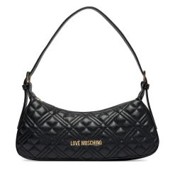 Borsa Donna a Spalla LOVE MOSCHINO in Ecopelle Trapuntata Nera