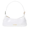 Borsa Donna a Spalla LOVE MOSCHINO in Ecopelle Effetto Vernice Bianca