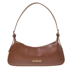 Borsa Donna a Spalla LOVE MOSCHINO in Ecopelle Soft Marrone