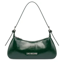Borsa Donna a Spalla LOVE MOSCHINO in Ecopelle Soft Verde Scuro