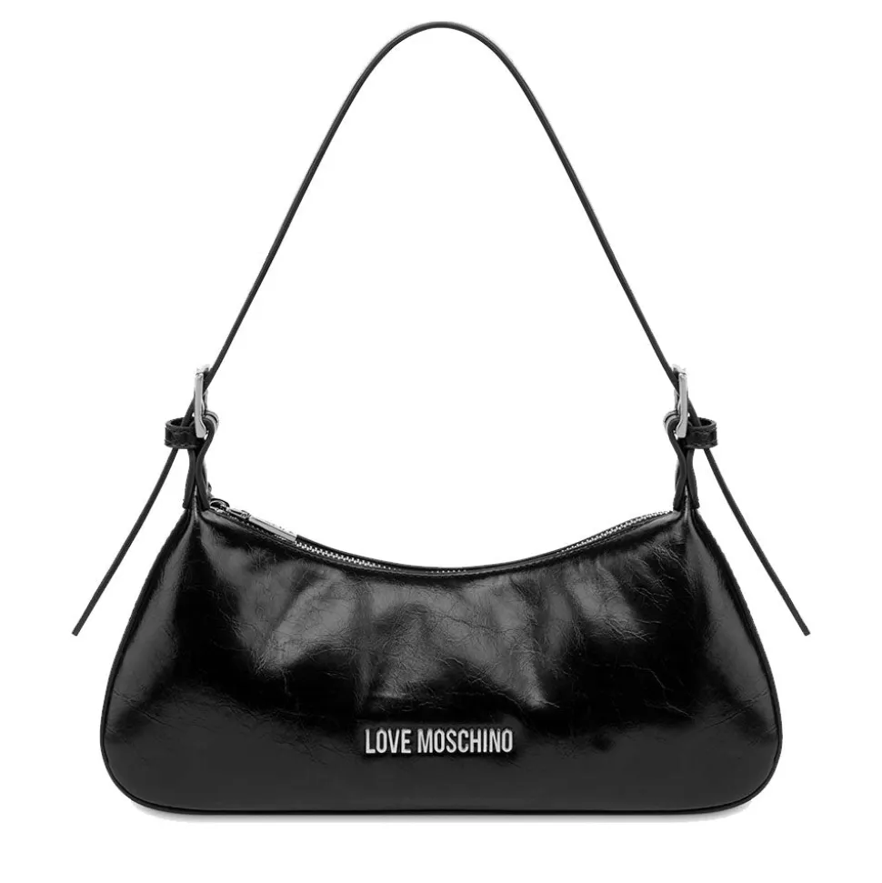 Borsa Donna a Spalla LOVE MOSCHINO in Ecopelle Soft Nera