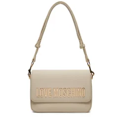 Borsa Donna a Spalla LOVE MOSCHINO linea Bold Bag Avorio