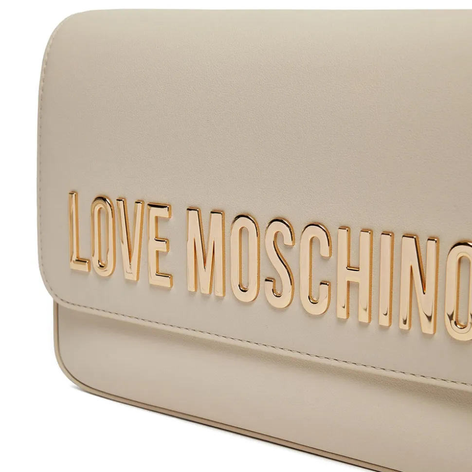 Borsa Donna a Spalla LOVE MOSCHINO linea Bold Bag Avorio