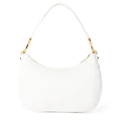 Borsa Donna a Spalla Media BRACCIALINI linea Beth Puffy in Nylon Bianco