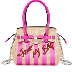 Borsa Donna a Spalla SAVE MY BAG in Lycra linea Miss Misura M Colore Fuxia